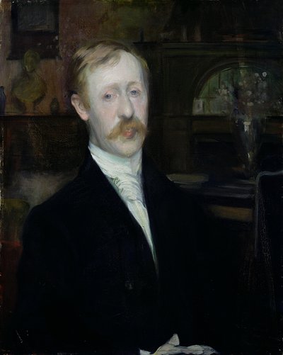 Portret van George Moore door Jacques Emile Blanche